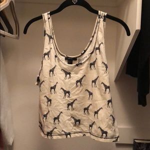 Giraffe tank top